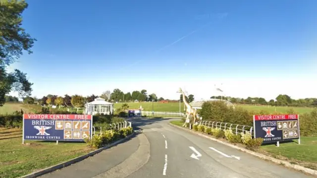 Entrance to the British Ironwork Centre