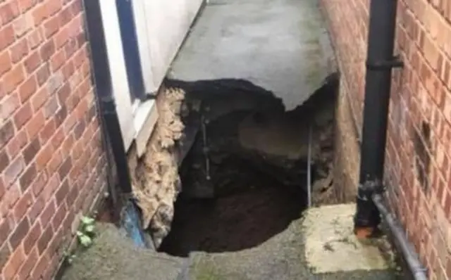 Supermarket sinkhole