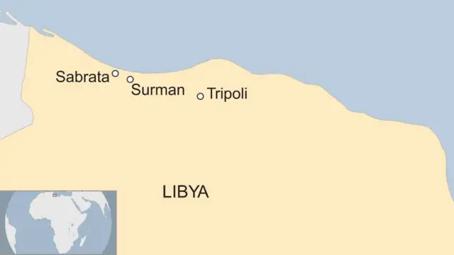 Map showing location of cities in the report