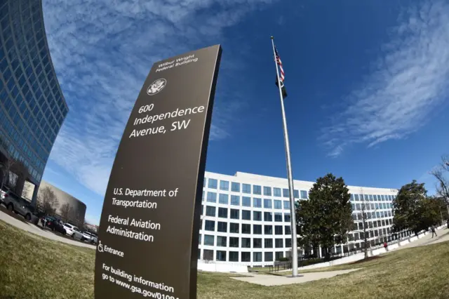 Federal Aviation Administration building in Washington DC
