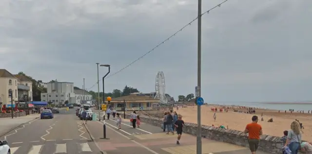Exmouth seafront