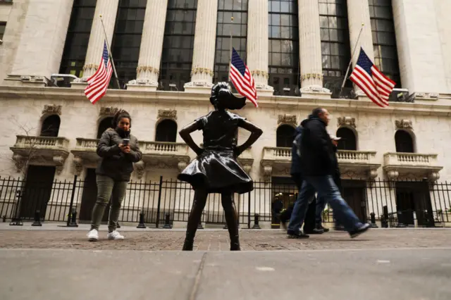 Little girl statue on Wall Street