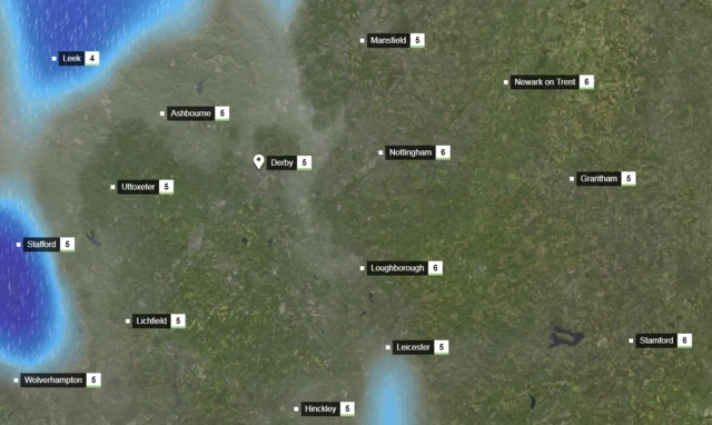 Weather map