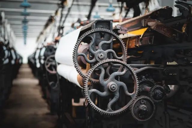 Spinning Machine at Queen Street Mill