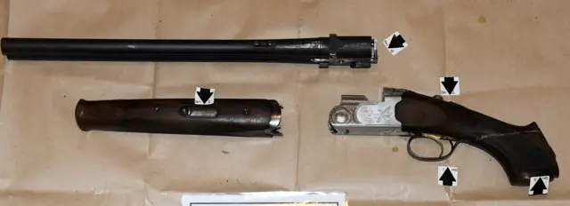 Guns recovered by police