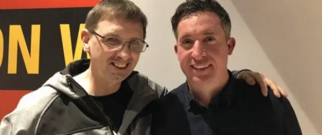 Les Lawson with Robbie Fowler