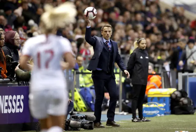 England manager Phil Neville