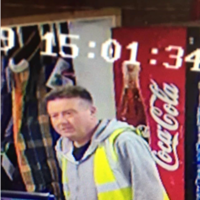 CCTV image of wanted man