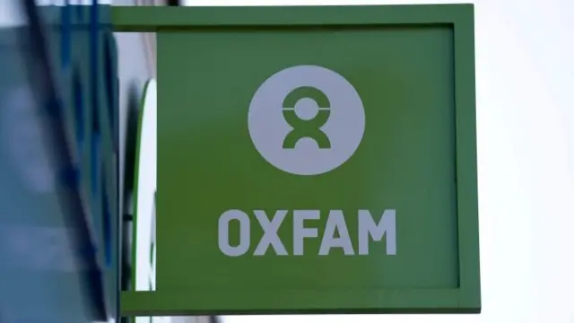 Oxfam sign