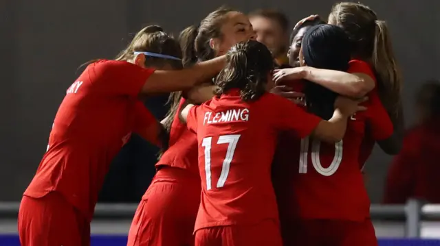 Canada players celebrate