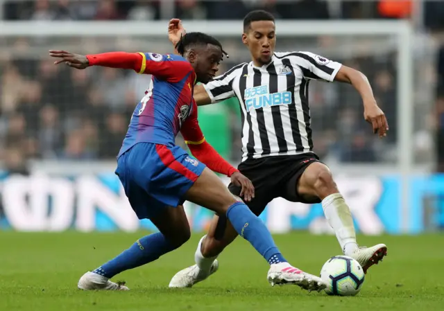 Wan-Bissaka and Isaac Hayden