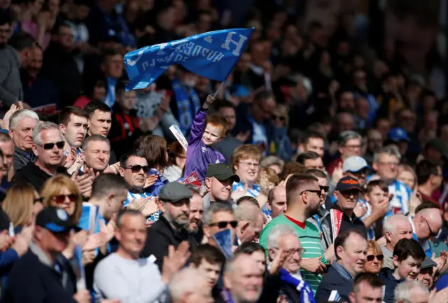 Fans at Huddersfield