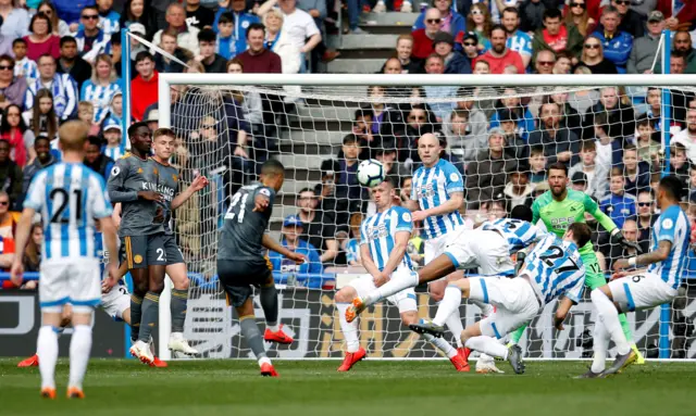 Youri Tielemans scores