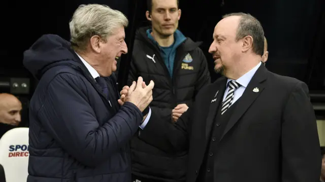 Rafa Benitez and Roy Hodgson