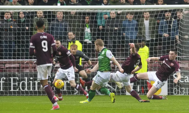 Daryl Horgan fires Hibs into the lead