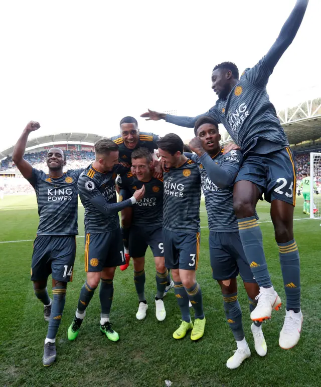 Leicester celebrate