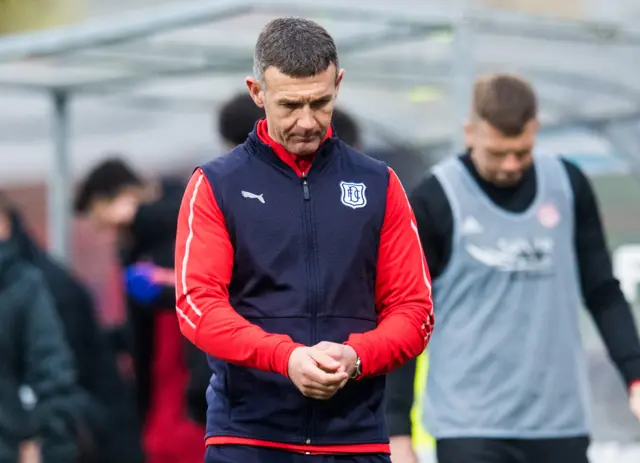 Dundee manager Jim McIntyre