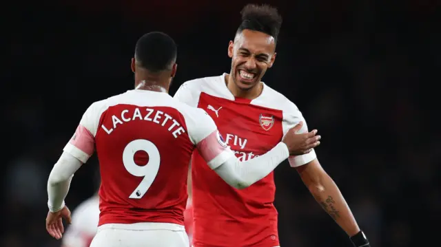 Lacazette and Aubameyang