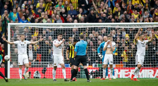 Michael Oliver gives Watford a penalty