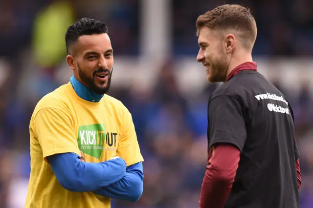 Theo Walcott and Aaron Ramsey