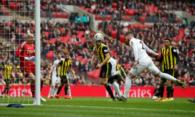 Matt Doherty scores their first goal