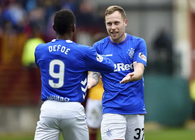 Jermain Defoe and Scott Arfield