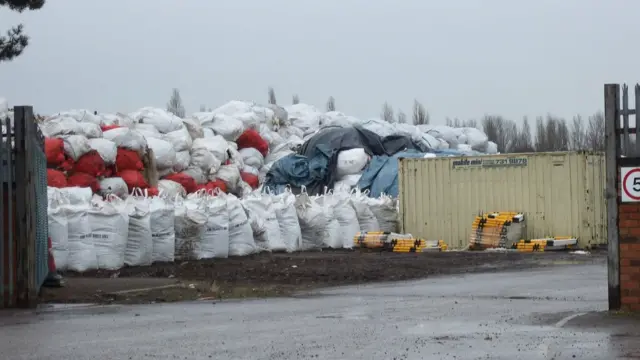 Waste dumped in Newark