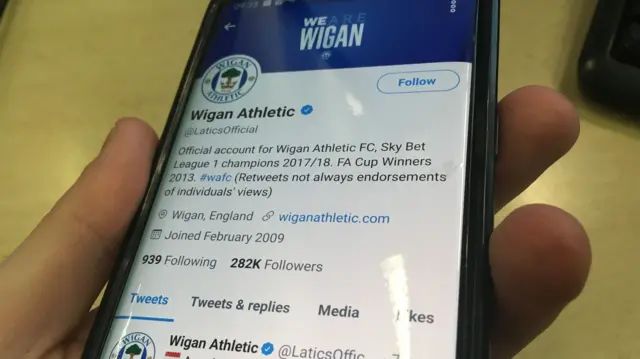 Wigan Athletic on Twitter