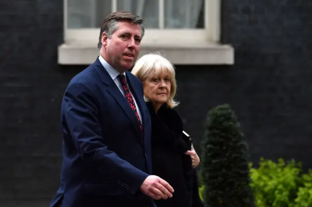 Conservative MP Graham Brady and Cheryl Gillan