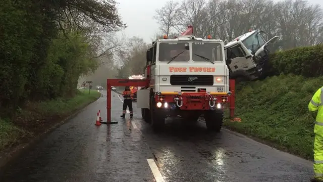 The tanker being rescued