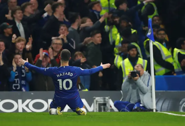 Hazard celebrates