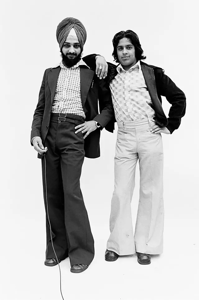 Raj and friend, 7 October 1979