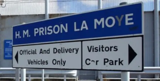 La Moye prison sign