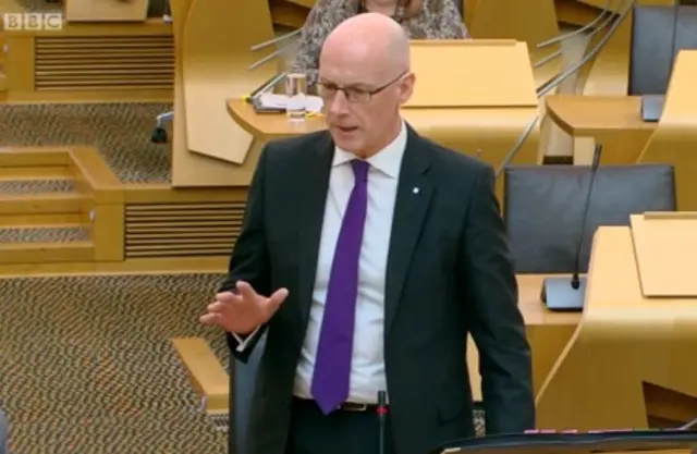 Education Secretary John Swinney