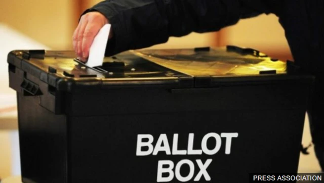 Picture of a ballot box