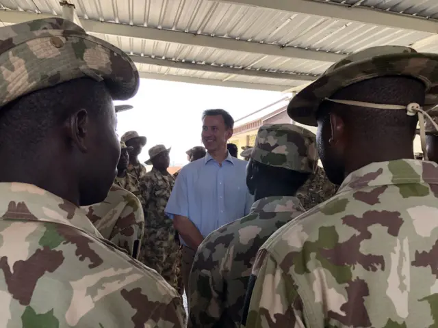 Jeremy Hunt in Nigeria