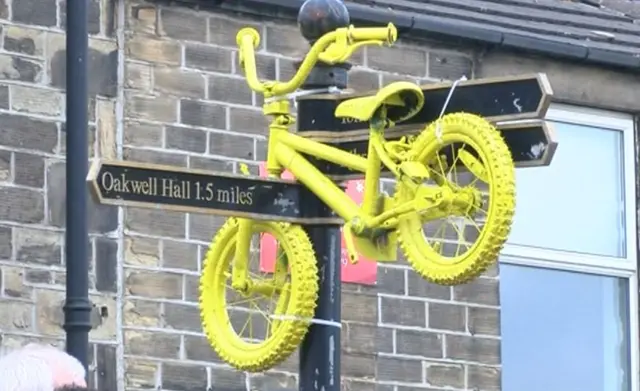 Yellow bike