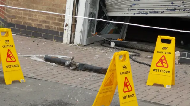 Coop damaged in Coalville