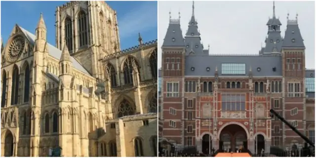 York Minster and Riks Museum Amsterdam