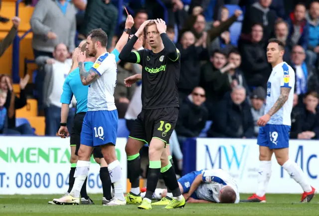 Nathan McGinley reacts