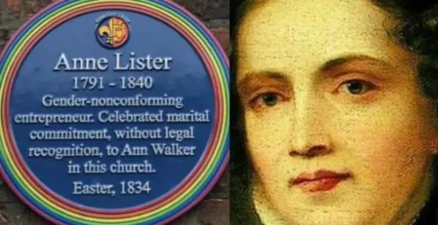 Plaque and Anne Lister