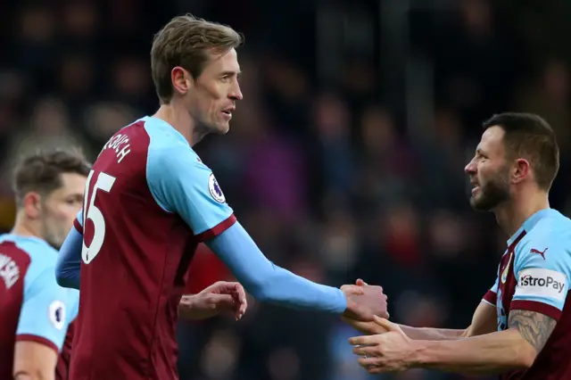 Peter Crouch, Phil Bardsley, Burnley