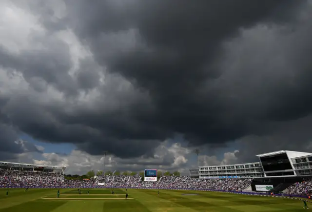 Couds over the Ageas Bowl