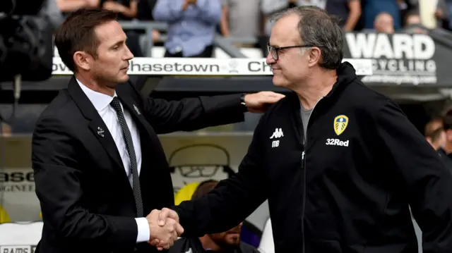 Frank Lampard and Marcelo Bielsa