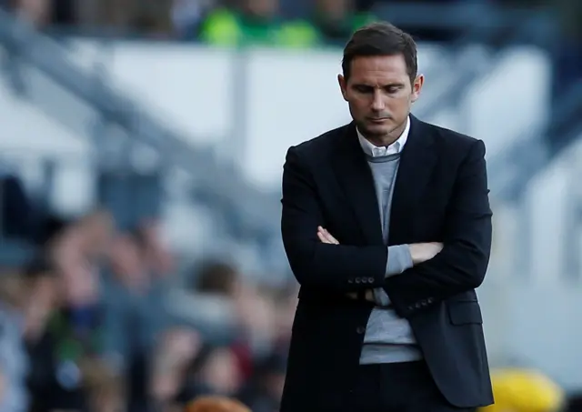 Derby head coach Frank Lampard