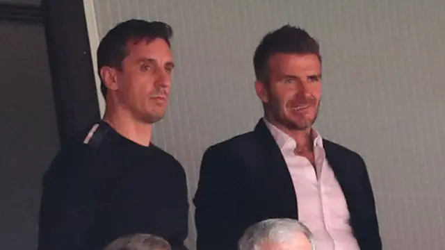 Gary Neville and David Beckham