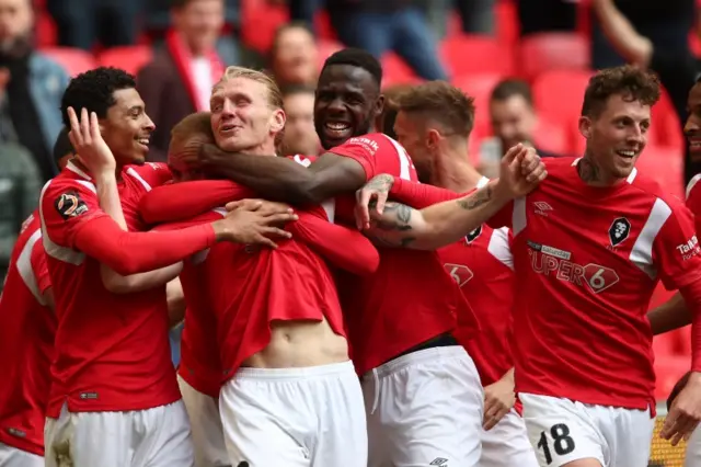 Salford celebrate