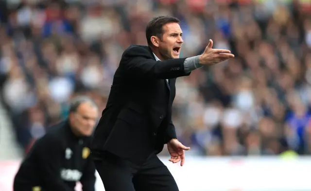 Derby head coach Frank Lampard