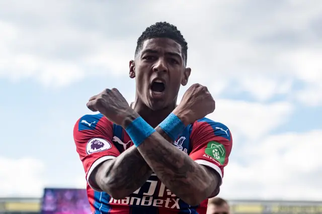 Patrick van Aanholt celebrates