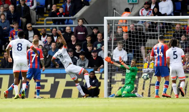 Josh King scores